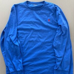 Polo by Ralph Lauren Blue Tee with Yellow Accents